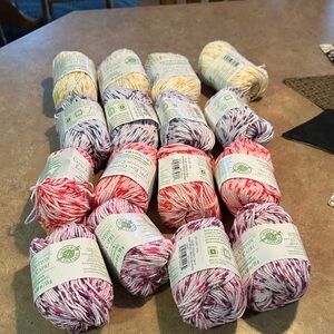Colorful Cotton Yarn Set